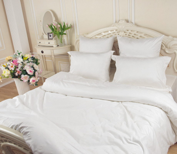 Комплект постельного белья 2-спальный с Евро простыней, перкаль (Снежанна)